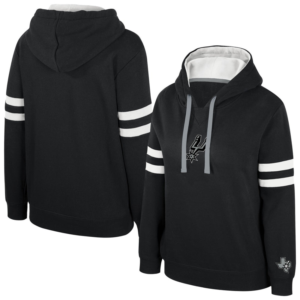 NBA - San Antonio Spurs Stadium Essentials Women's Road Game Pullover Hoodie - Black