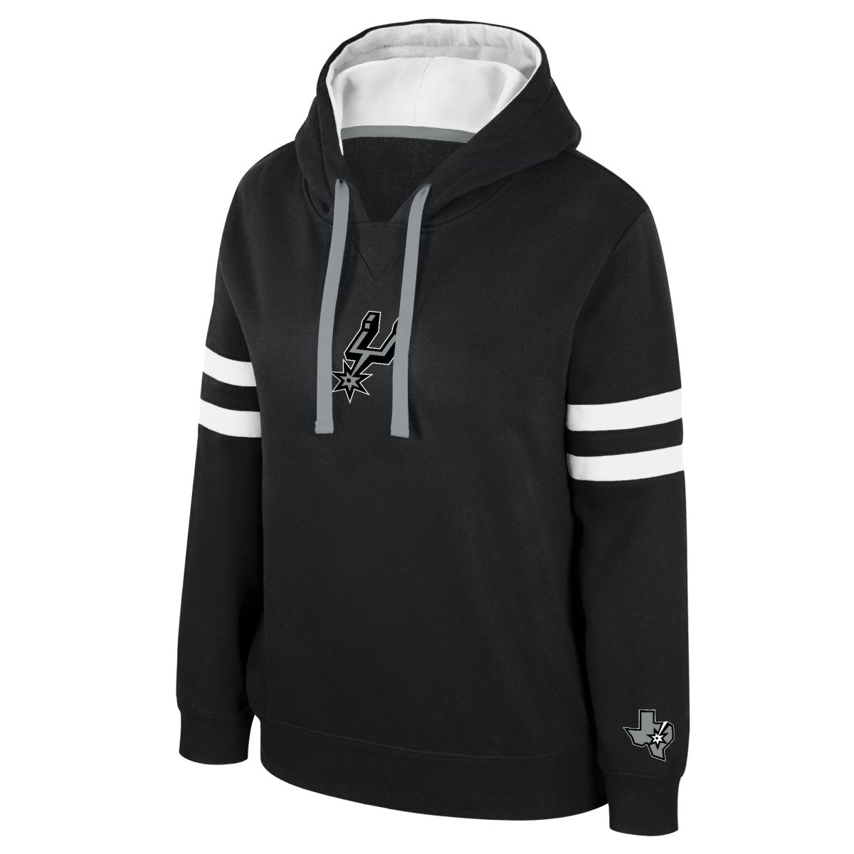 NBA - San Antonio Spurs Stadium Essentials Women's Road Game Pullover Hoodie - Black