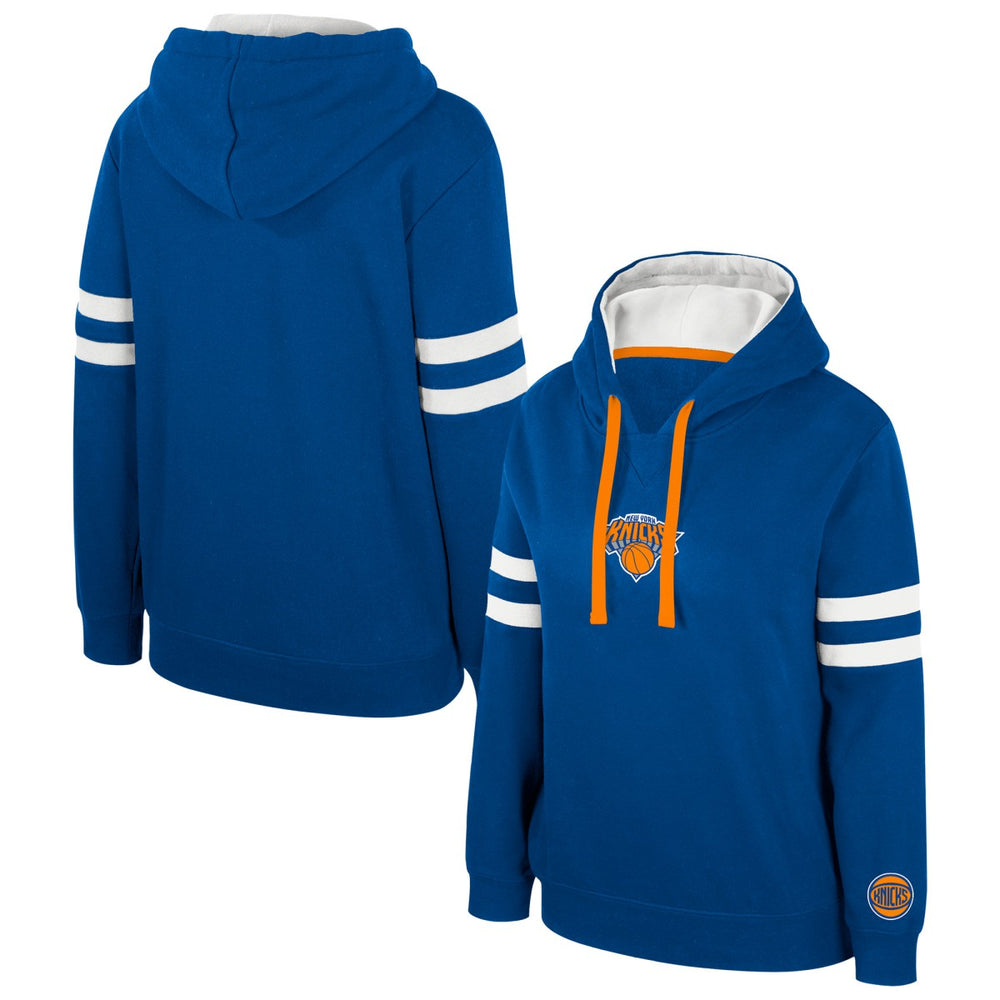 NBA - New York Knicks Stadium Essentials Women's Road Game Pullover Hoodie - Blue