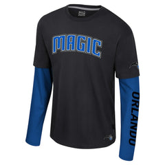 NBA - Orlando Magic Stadium Essentials Unisex Spectator 2fer Long Sleeve T-Shirt - Black