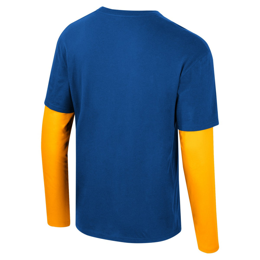 NBA - New York Knicks Stadium Essentials Unisex Spectator 2fer Long Sleeve T-Shirt - Royal