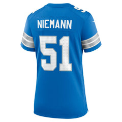 Ben Niemann Detroit Lions Women's Team Game Jersey Blue - Nike