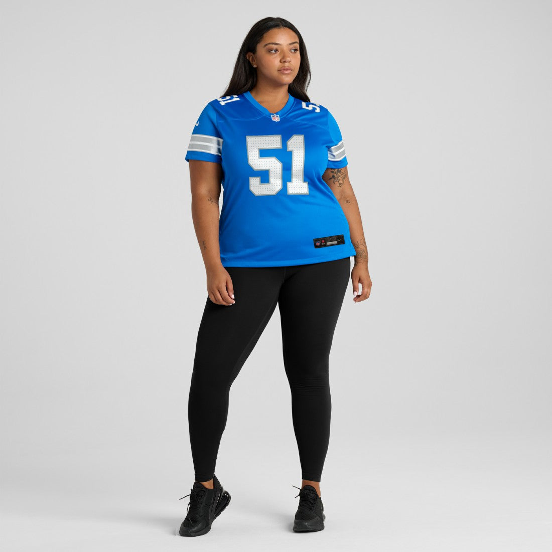 Ben Niemann Detroit Lions Women's Team Game Jersey Blue - Nike