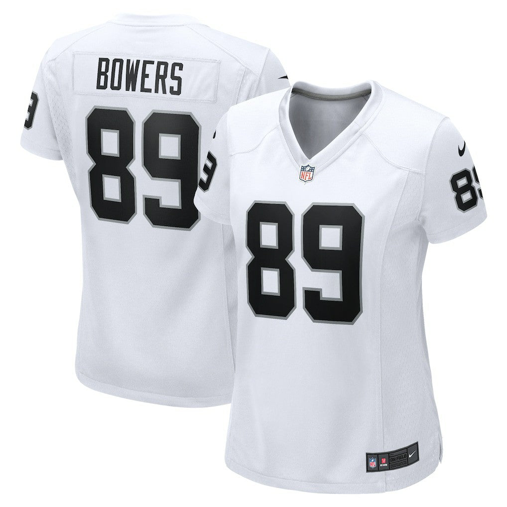 Brock Bowers Las Vegas Raiders Women's Game Jersey White - Nike