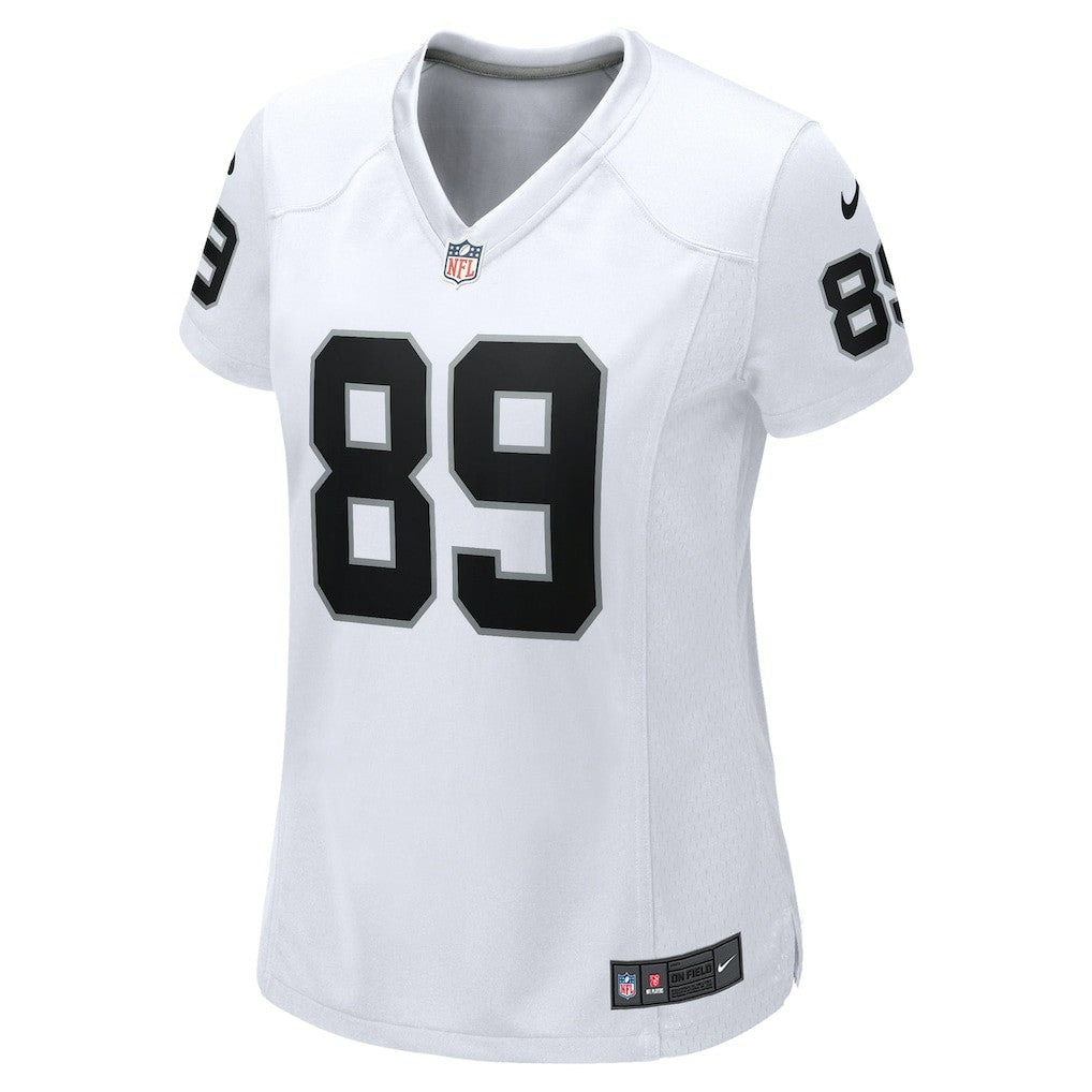 Brock Bowers Las Vegas Raiders Women's Game Jersey White - Nike
