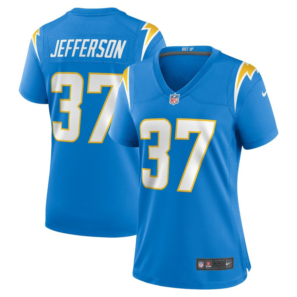 Tony Jefferson Los Angeles Chargers Women's Team Game Jersey Powder Blue - Nike