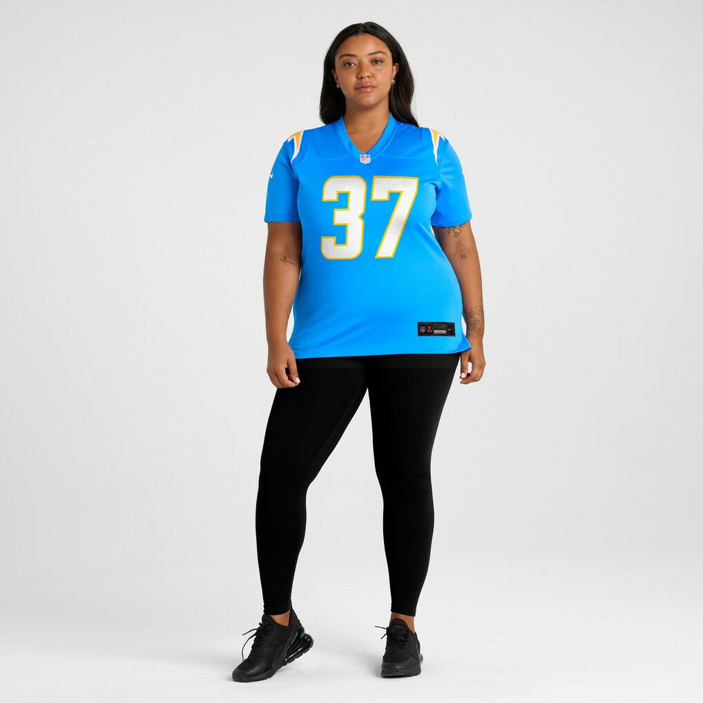 Tony Jefferson Los Angeles Chargers Women's Team Game Jersey Powder Blue - Nike