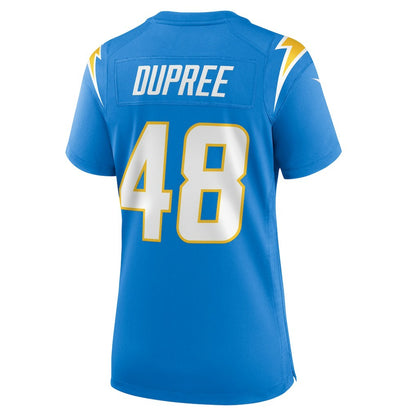 Bud Dupree Los Angeles Chargers Women's Team Game Jersey - Powder Blue | NFL Jerseys