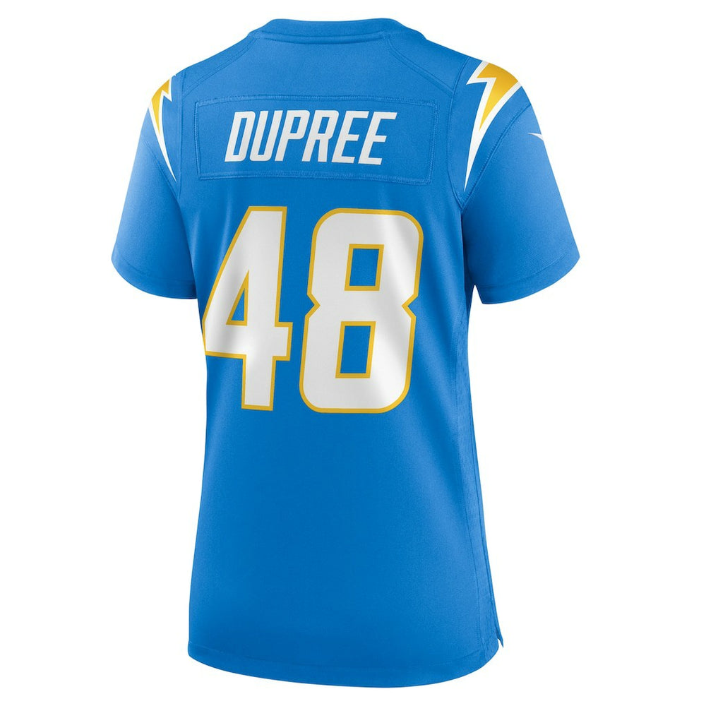 Bud Dupree Los Angeles Chargers Women's Team Game Jersey Powder Blue - Nike