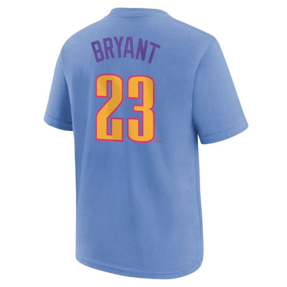 Kris Bryant Colorado Rockies Nike Youth Fuse City Connect Name & Number T-Shirt Online
