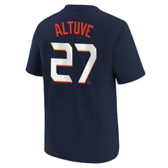 Jose Altuve Houston Astros Nike Youth Fuse City Connect Name & Number T-Shirt Lifestyle