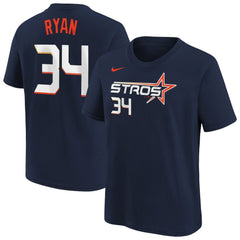 Nolan Ryan Houston Astros Nike Youth Fuse City Connect Name & Number T-Shirt for sale