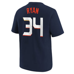 Nolan Ryan Houston Astros Nike Youth Fuse City Connect Name & Number T-Shirt for sale