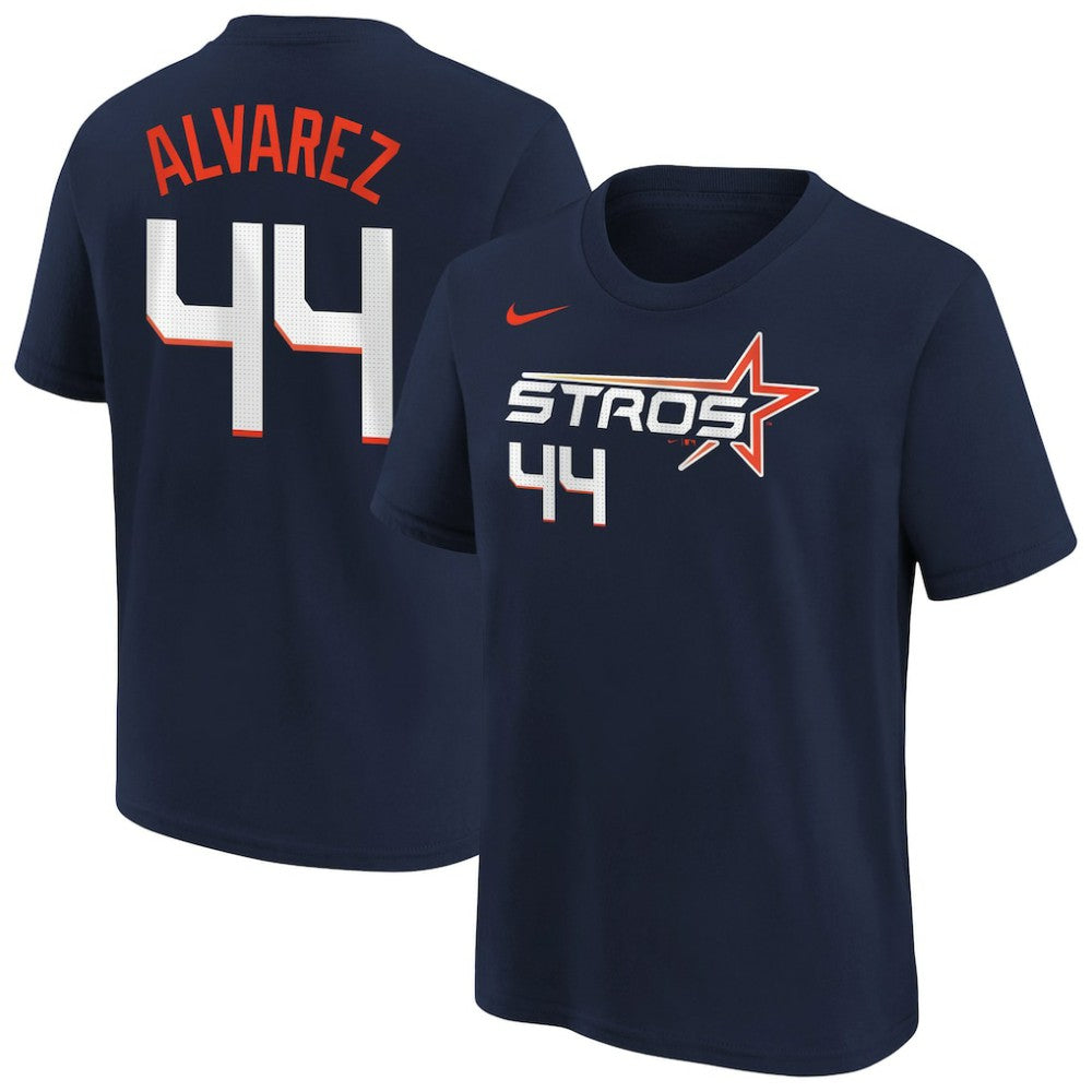 Yordan Alvarez Houston Astros Nike Youth Fuse City Connect Name & Number T-Shirt Sale