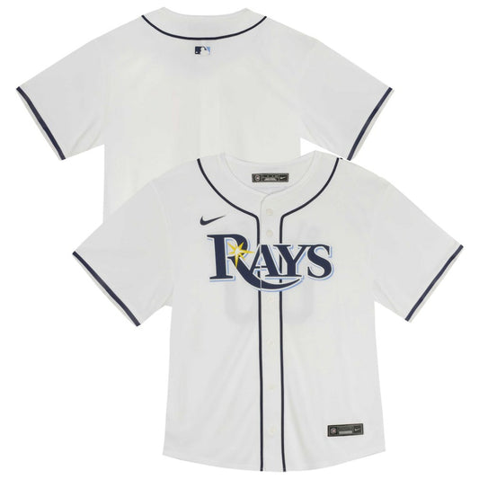 Tampa Bay Rays Nike Youth Home Game Jersey - White | MLB Jerseys