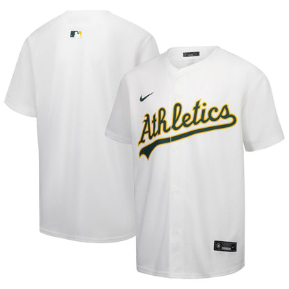 Athletics Nike Youth Home Game Jersey - White | MLB Jerseys