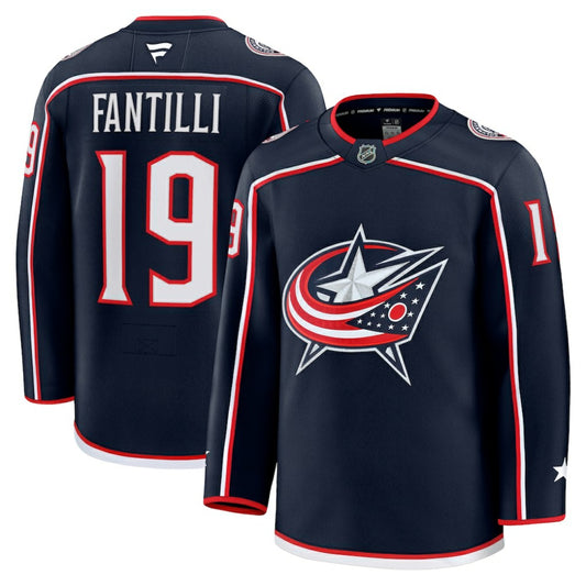 Adam Fantilli Columbus Blue Jackets Fanatics Home Premium Jersey - Navy | NHL Jerseys