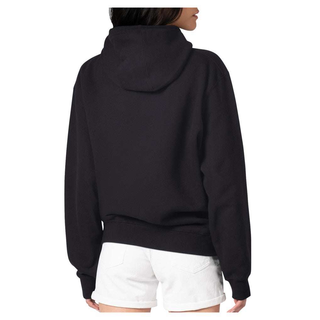Detroit Lions G-III 4Her by Carl Banks Women's Love Team Fleece Tri-Blend Pullover Hoodie Black - NFL