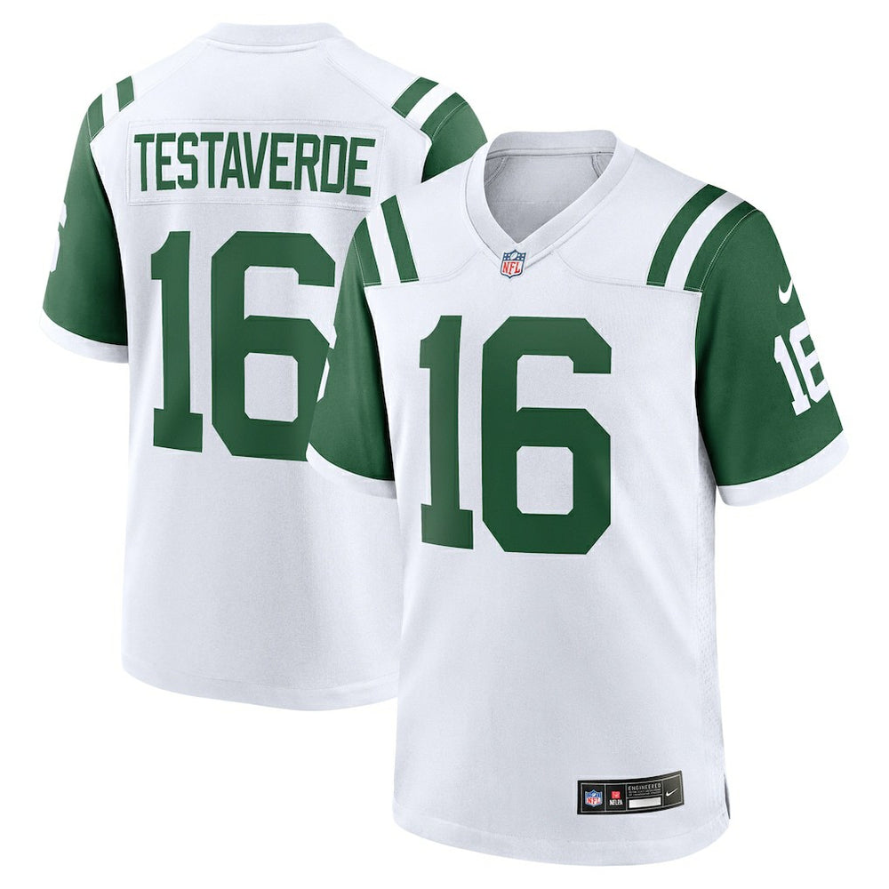Vinny Testaverde New York Jets Retired Player Alternate Game Jersey White - Nike