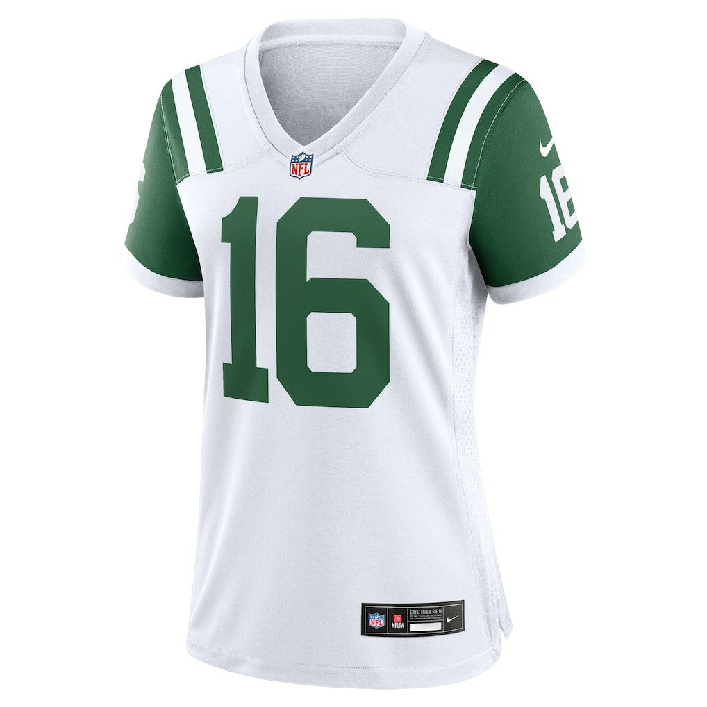 Vinny Testaverde New York Jets Women's Classic Alternate Retired Player Game Jersey White - Nike