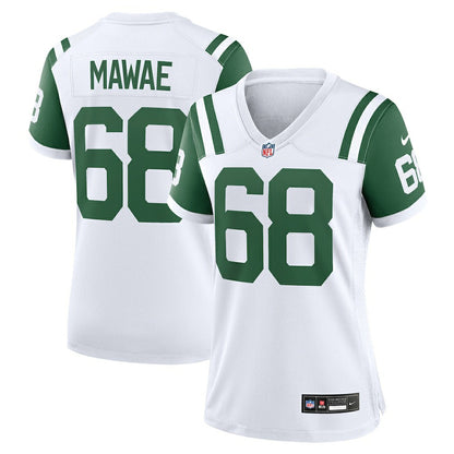 Kevin Mawae New York Jets Women's Classic Alternate Retired Player Game Jersey - White | NFL Jerseys