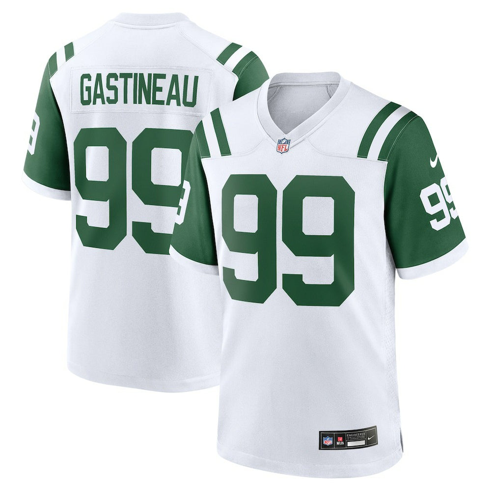 Mark Gastineau New York Jets Retired Player Alternate Game Jersey White - Nike