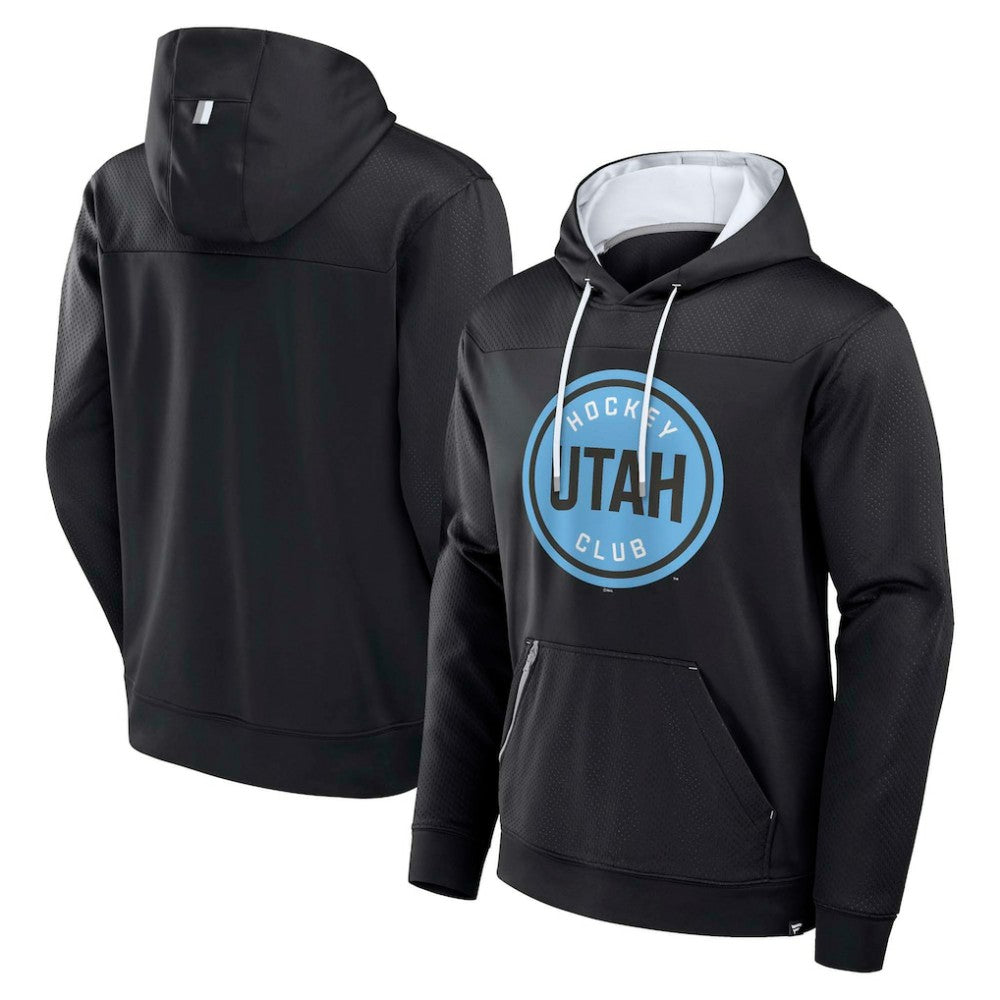 Utah Mammoth - Fanatics Defender Fleece Pullover Hoodie Black