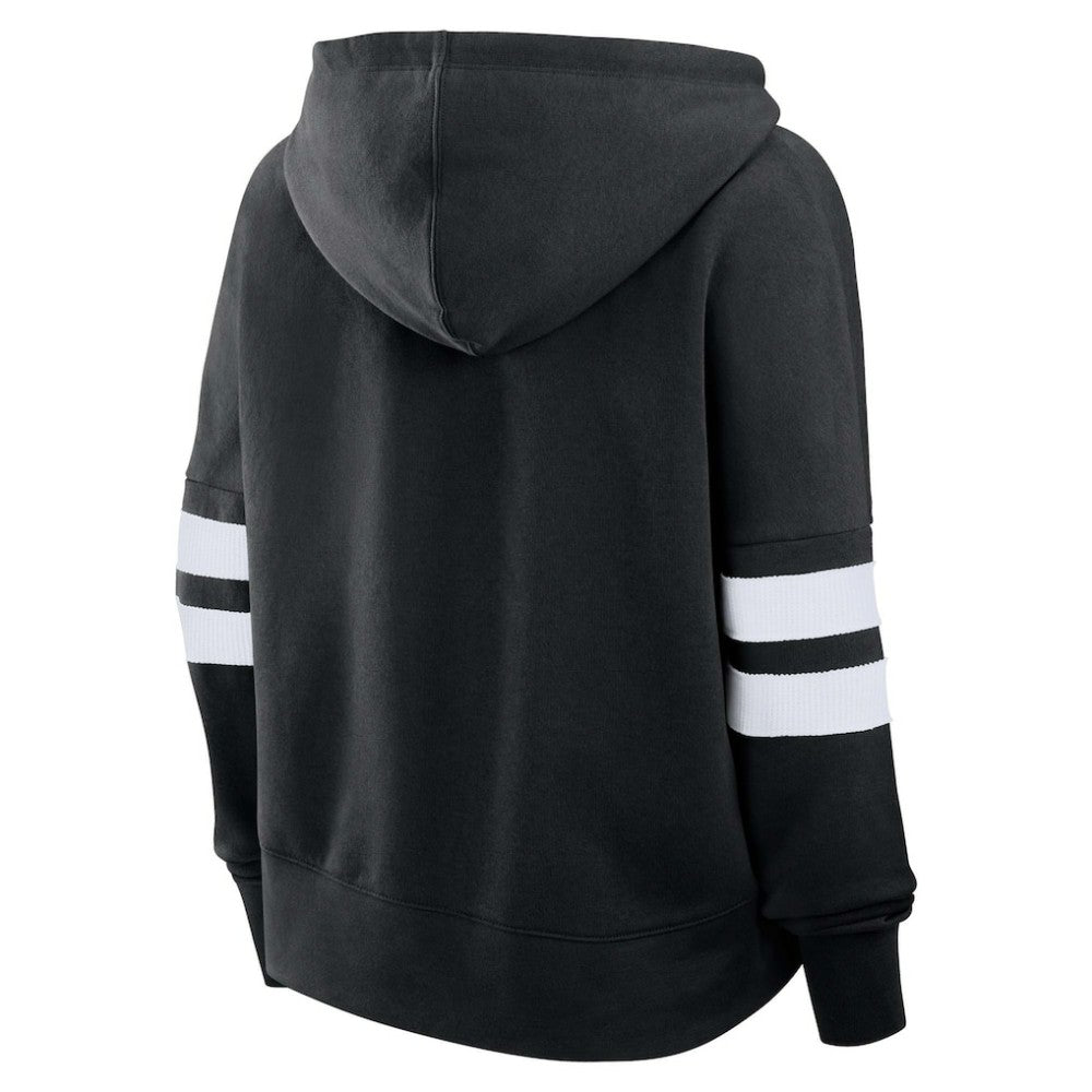 Utah Mammoth - Fanatics Women's Oversized Seize V-Neck Pullover Hoodie Black