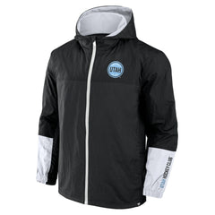 Utah Mammoth - Fanatics Crash the Net Full-Zip Hoodie Jacket Black