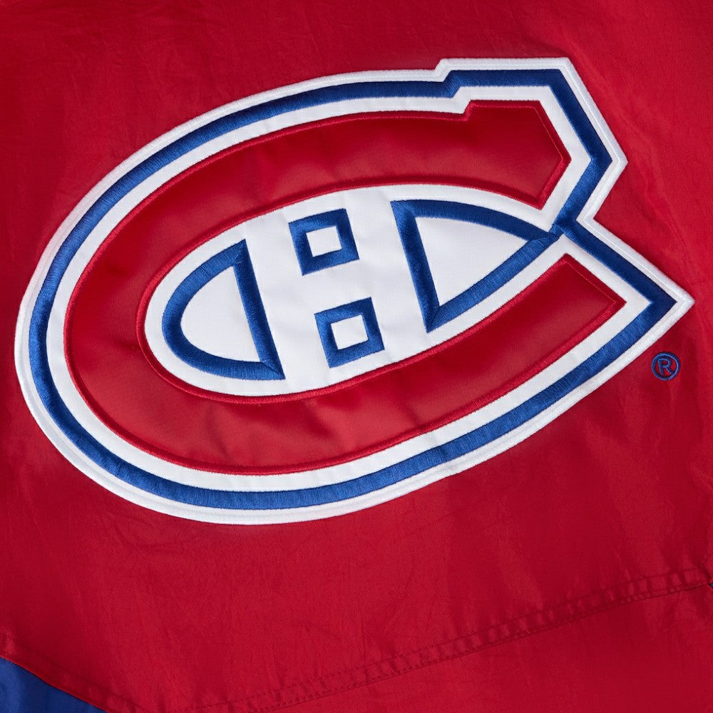 Montreal Canadiens - OVO x Starter Half-Zip Hooded Jacket Red