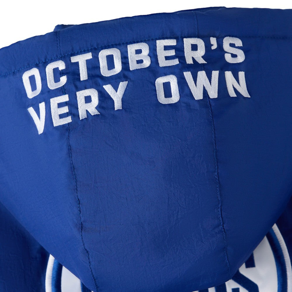 Edmonton Oilers - OVO x Starter Half-Zip Hooded Jacket Royal