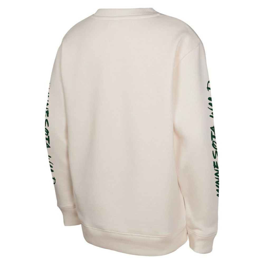 Minnesota Wild - Youth Star Power Pullover Sweatshirt Cream