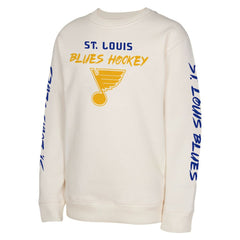 St. Louis Blues - Youth Star Power Pullover Sweatshirt Cream
