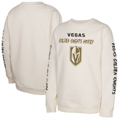 Vegas Golden Knights Youth Star Power Pullover Sweatshirt Cream