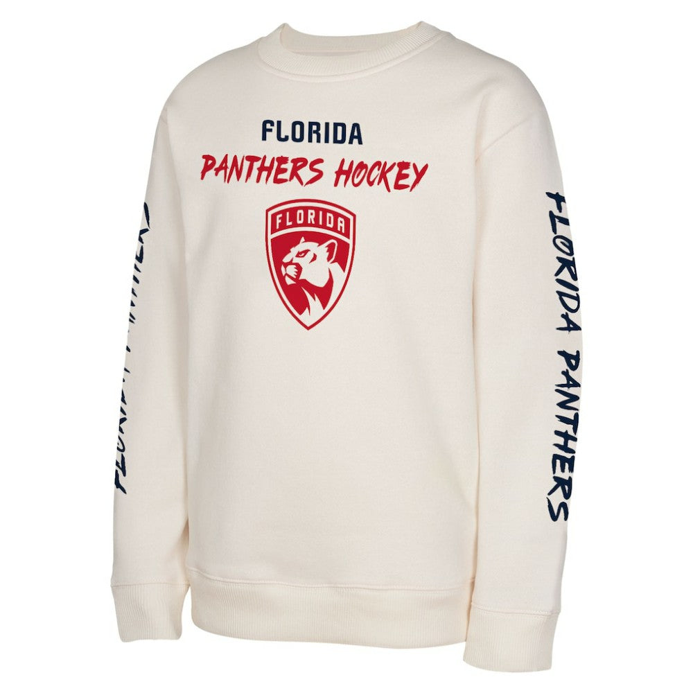 Florida Panthers - Youth Star Power Pullover Sweatshirt Cream