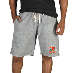 Cleveland Browns Concepts Sport Mainstream Tri-Blend Shorts Gray - NFL