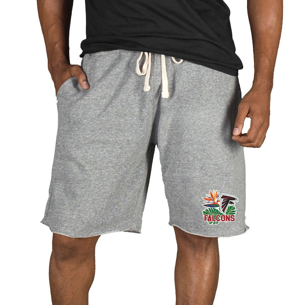 Atlanta Falcons Concepts Sport Mainstream Tri-Blend Shorts Gray - NFL
