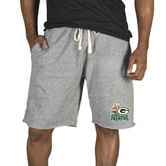 Green Bay Packers Concepts Sport Mainstream Tri-Blend Shorts Gray - NFL