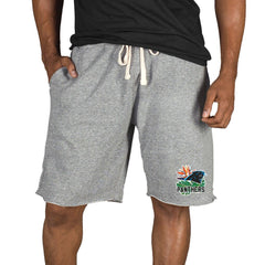 Carolina Panthers Concepts Sport Mainstream Tri-Blend Shorts Gray - NFL