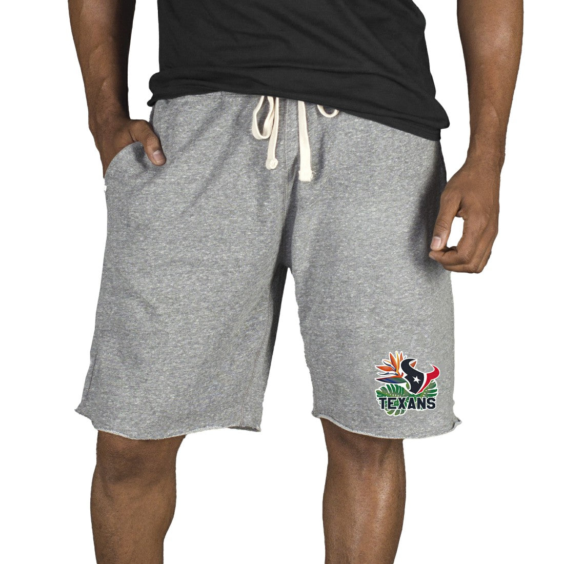 Houston Texans Concepts Sport Mainstream Tri-Blend Shorts Gray - NFL