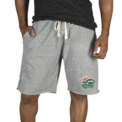 New York Jets Concepts Sport Mainstream Tri-Blend Shorts Gray - NFL