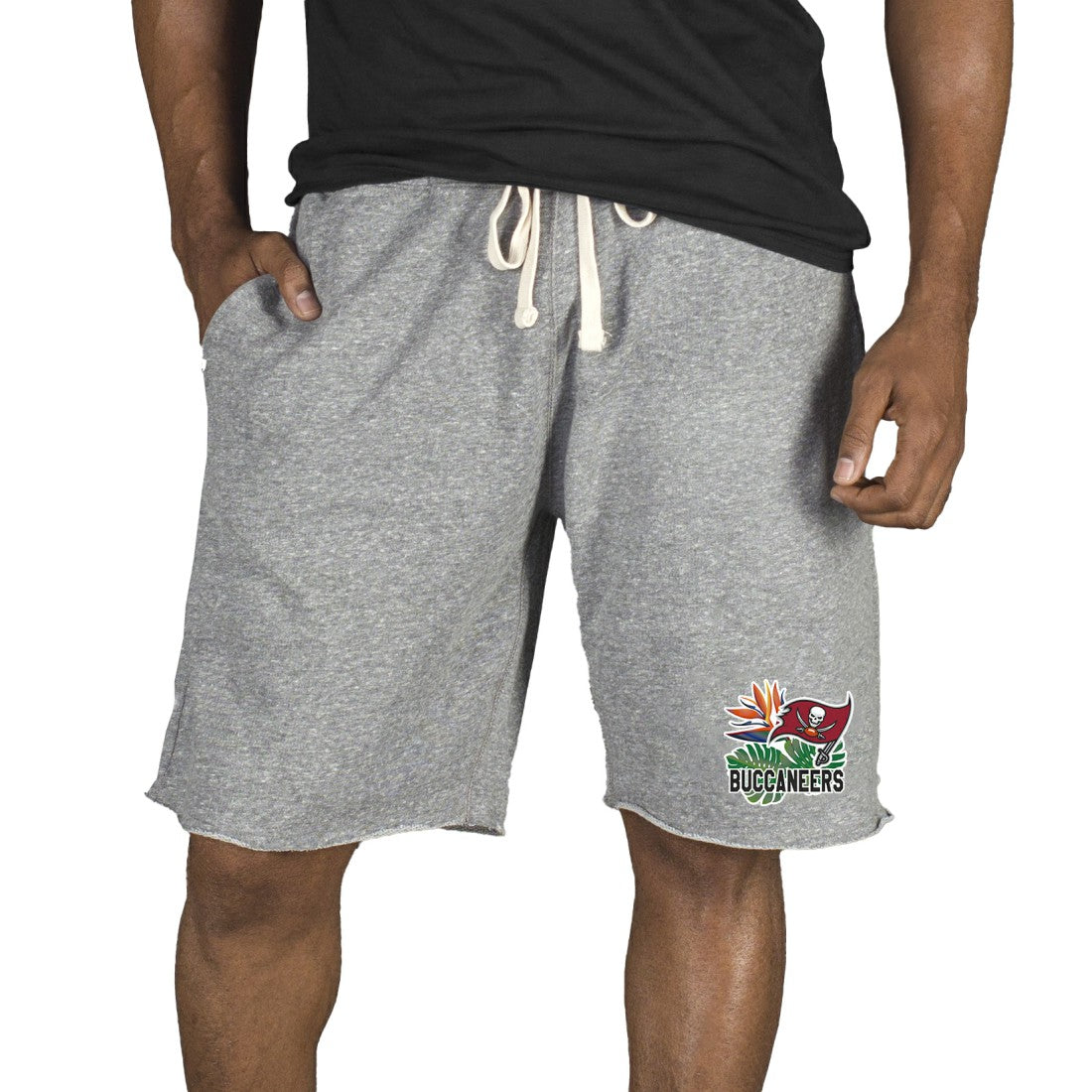 Tampa Bay Buccaneers Concepts Sport Mainstream Tri-Blend Shorts Gray - NFL