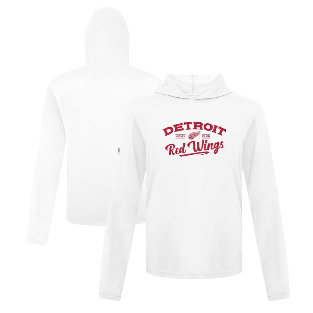 Detroit Red Wings - Levelwear Anthem Ice Wall Pullover Hoodie White