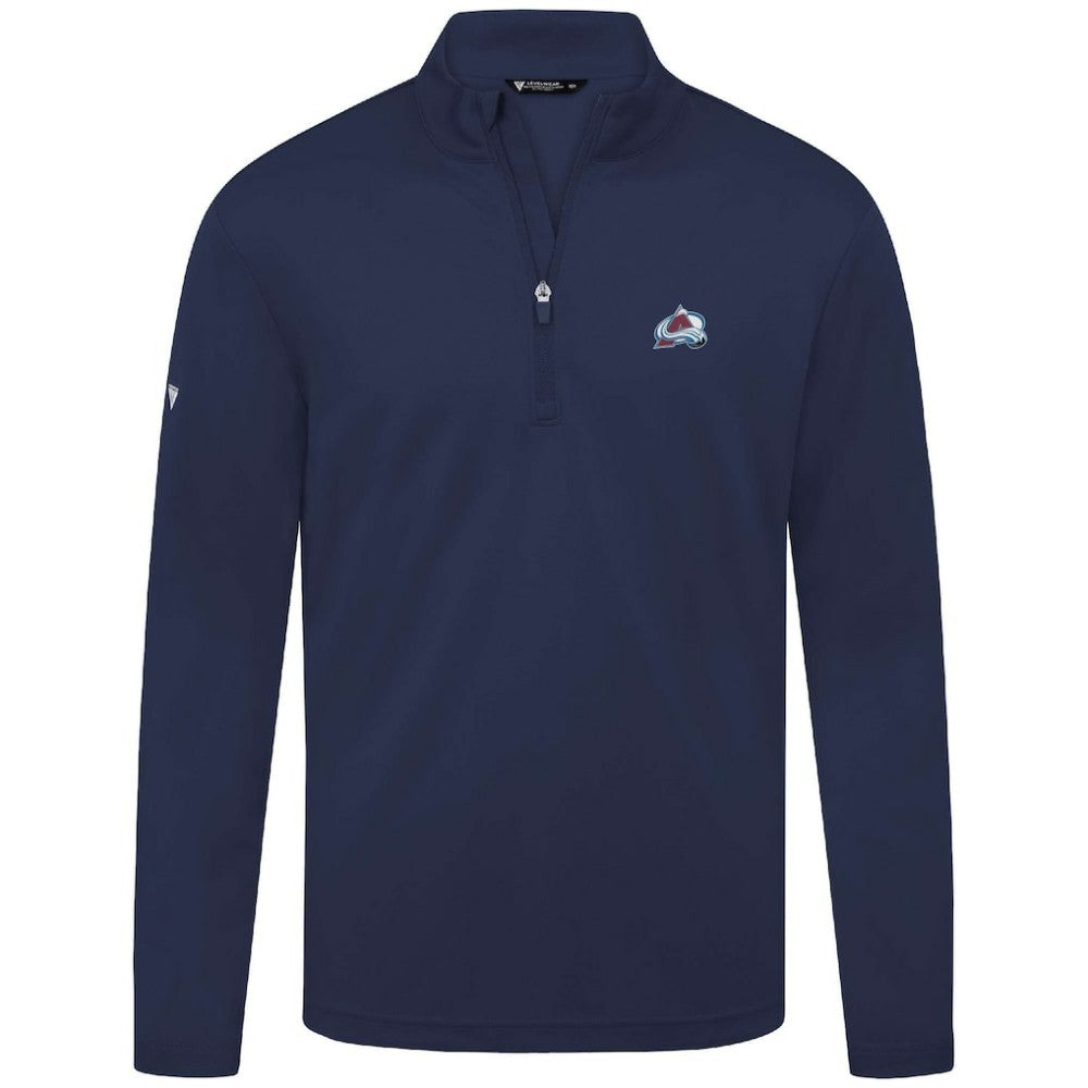 Colorado Avalanche - Levelwear Heron Insignia Core Quarter-Zip Jacket Navy
