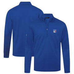 New York Rangers Levelwear Heron Insignia Core Quarter-Zip Jacket Blue
