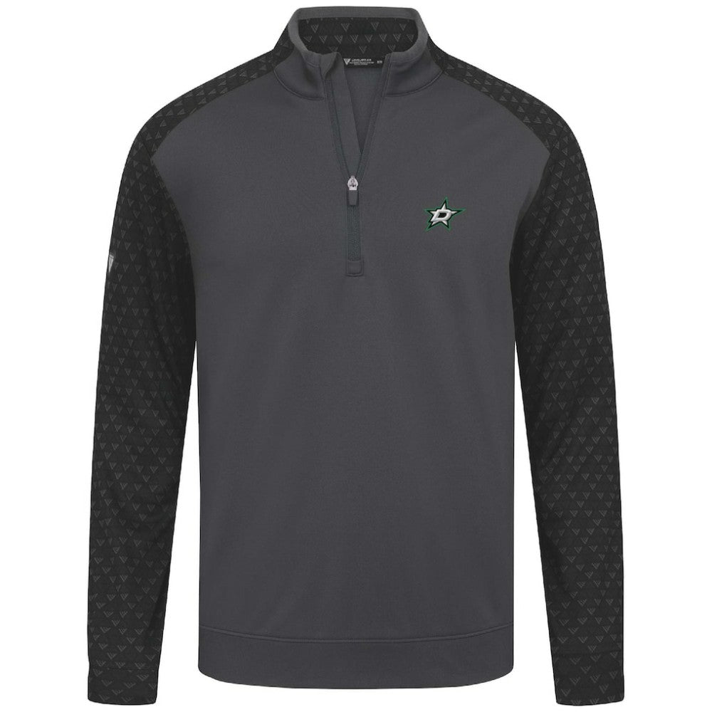 Dallas Stars - Levelwear Aztec Insignia Core Quarter-Zip Pullover Top Charcoal