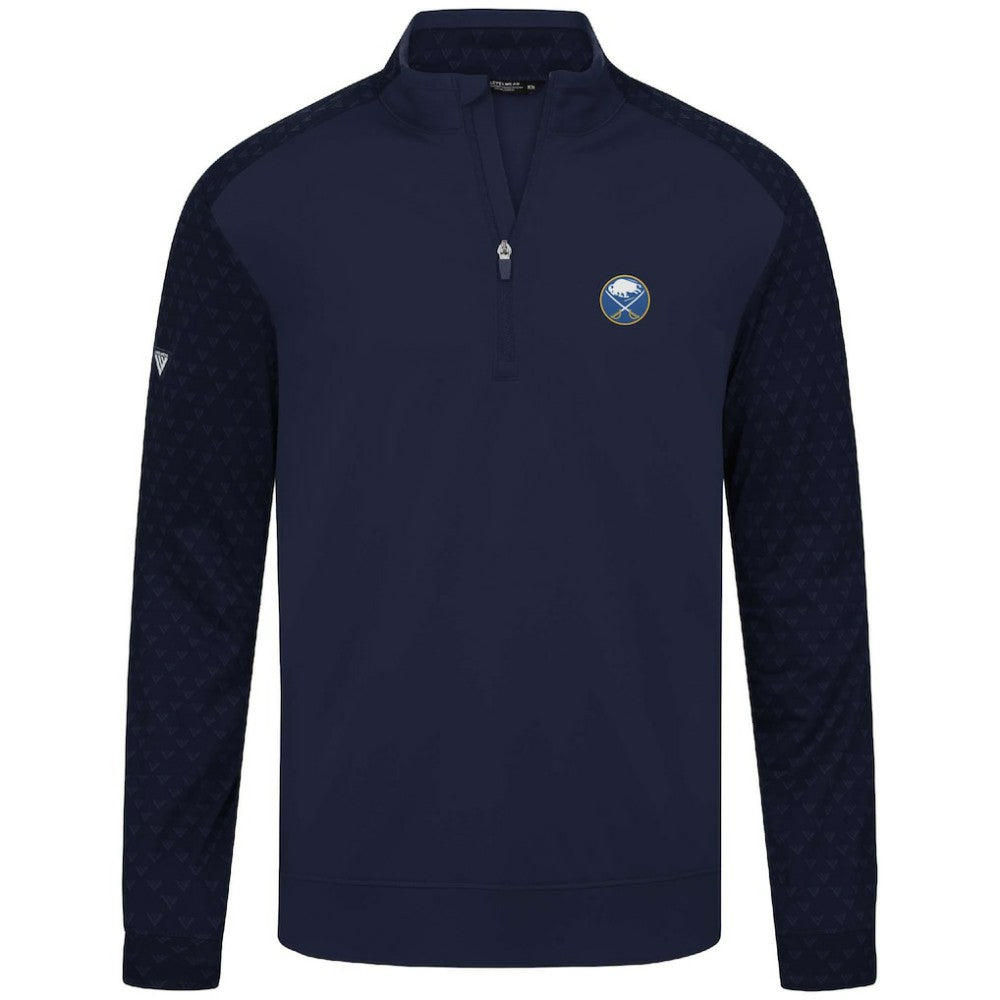 Buffalo Sabres - Levelwear Aztec Insignia Core Quarter-Zip Pullover Top Navy