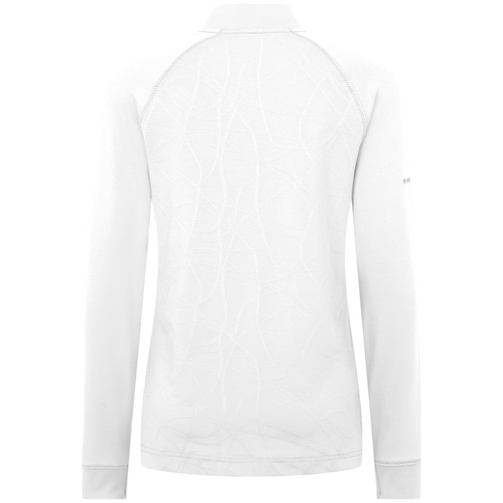Carolina Hurricanes - Levelwear Women's Amethyst Insignia Core Quarter-Zip Jacket White