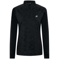 Dallas Stars - Levelwear Women's Amethyst Insignia Core Quarter-Zip Jacket Black