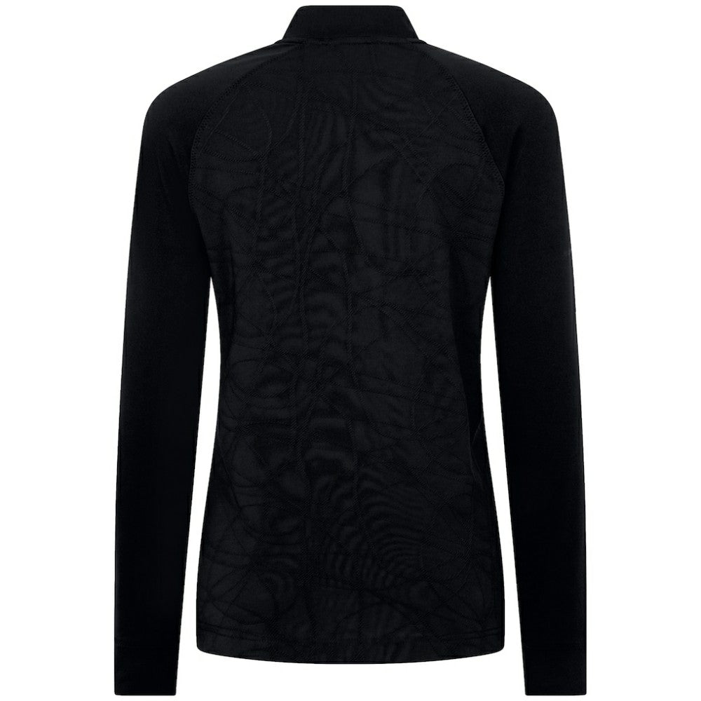 Dallas Stars - Levelwear Women's Amethyst Insignia Core Quarter-Zip Jacket Black